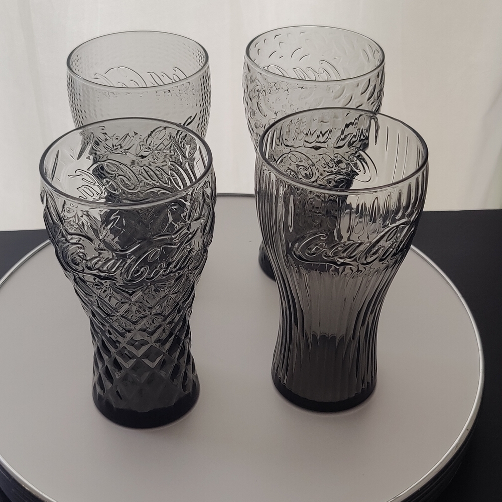 4 | 2014 Coca Cola Modern | 4 Glasses | smoke 🩶 grey